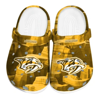 Nashville Predators Clogs - Canyon Layers Gold