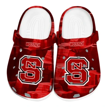 NC State Wolfpack Clogs - Canyon Layers Red