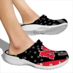 nebraska-cornhuskers-clog-stellar-stripes-theme-red-black-best-selling.webp