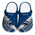 Nevada Wolf Pack Clogs - Personalized Football Motif Blue