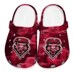 New Mexico Lobos Clogs - Canyon Layers Red