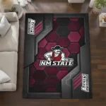 new-mexico-state-aggies-rug-hexagonal-grid-pattern-crimson-best-selling.webp