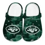 New York Jets Clogs - Canyon Layers Green
