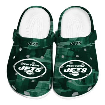 New York Jets Clogs - Canyon Layers Green