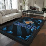 New York Knicks Rug - Torn Mesh Blue