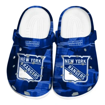 New York Rangers Clogs - Canyon Layers Blue