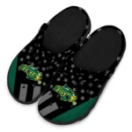 north-dakota-state-bison-clog-stellar-stripes-theme-green-black-best-selling.webp