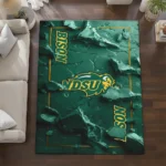 north-dakota-state-bison-rug-cracked-surface-design-green-best-selling.webp