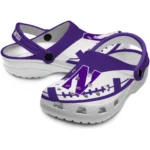 northwestern-wildcats-clog-custom-football-motif-purple-best-selling.webp