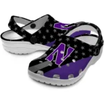 northwestern-wildcats-clog-stellar-stripes-theme-purple-black-best-selling.webp