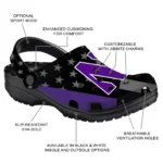 northwestern-wildcats-clog-stellar-stripes-theme-purple-black-best-selling.webp