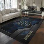 notre-dame-fighting-irish-rug-hexagonal-grid-pattern-navy-best-selling.webp