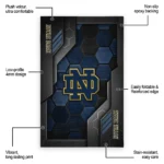 notre-dame-fighting-irish-rug-hexagonal-grid-pattern-navy-best-selling.webp
