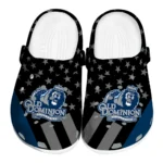 Old Dominion Monarchs Clogs - Stellar Stripes Theme Blue Black
