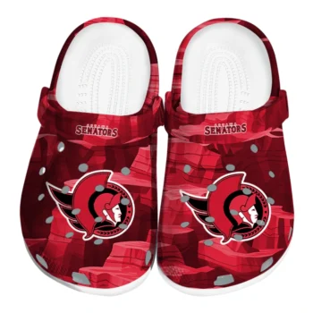 Ottawa Senators Clogs - Canyon Layers Red