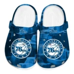 Philadelphia 76ers Clogs - Canyon Layers Blue