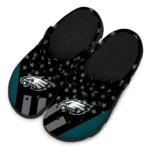 philadelphia-eagles-clog-stellar-stripes-theme-green-black-best-selling.webp