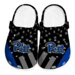 pittsburgh-panthers-clog-stellar-stripes-theme-royal-blue-black-best-selling.webp