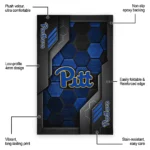pittsburgh-panthers-rug-hexagonal-grid-pattern-royal-blue-best-selling.webp