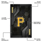 pittsburgh-pirates-rug-hexagonal-grid-pattern-black-best-selling.webp