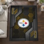 pittsburgh-steelers-rug-hexagonal-grid-pattern-gold-best-selling.webp