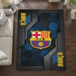 real-madrid-rug-hexagonal-grid-pattern-yellow-best-selling.webp