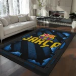 Real Madrid Rug - Torn Mesh Yellow