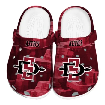 San Diego State Aztecs Clogs - Canyon Layers Red