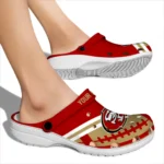 san-francisco-49ers-clog-personalized-football-motif-red-best-selling.webp