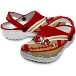 san-francisco-49ers-clog-personalized-football-motif-red-best-selling.webp