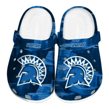San Jose State Spartans Clogs - Canyon Layers Blue