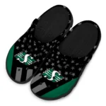 saskatchewan-roughriders-clog-stellar-stripes-theme-green-black-best-selling.webp