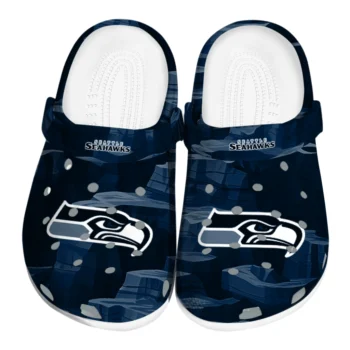 Seattle Seahawks Clogs - Canyon Layers Blue