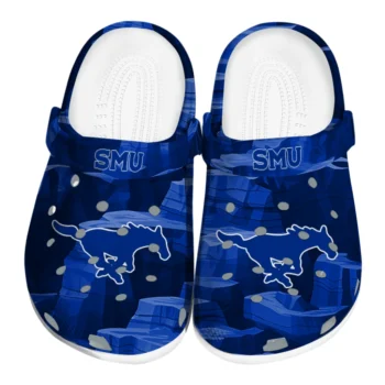 SMU Mustangs Clogs - Canyon Layers Blue
