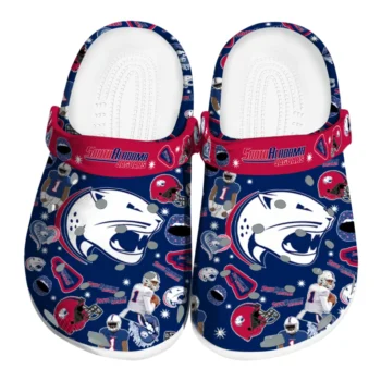 South Alabama Jaguars Clogs - Football Icons Blue