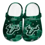 South Florida Bulls Clogs - Canyon Layers Green