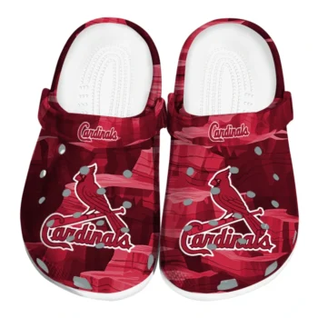St. Louis Cardinals Clogs - Canyon Layers Red