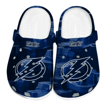 Tampa Bay Lightning Clogs - Canyon Layers Blue
