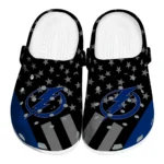 Tampa Bay Lightning Clogs - Stellar Stripes Theme Blue Black