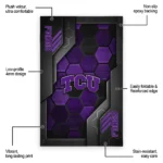 tcu-horned-frogs-rug-hexagonal-grid-pattern-purple-best-selling.webp