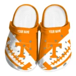 Tennessee Volunteers Clogs - Custom Football Motif Orange