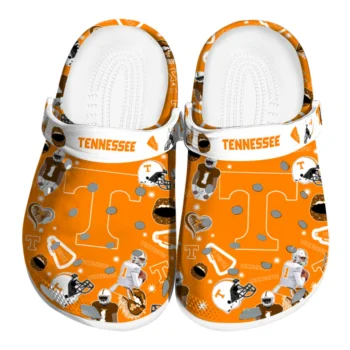 Tennessee Volunteers Clogs - Football Icons Orange
