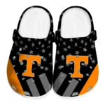Tennessee Volunteers Clogs - Stellar Stripes Theme Orange Black