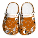 Texas Longhorns Clogs - Football Icons Orange