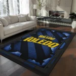 Toledo Rockets Rug - Torn Mesh Blue