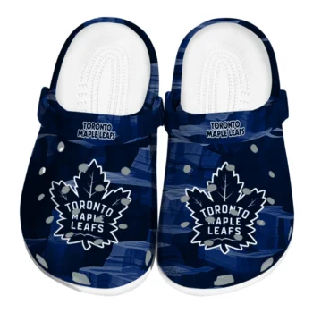 Toronto Maple Leafs Clogs - Canyon Layers Blue