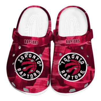 Toronto Raptors Clogs - Canyon Layers Red