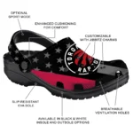 toronto-raptors-clog-stellar-stripes-theme-red-black-best-selling.webp