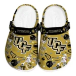 UCF Knights Clogs - Football Icons Gold