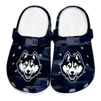 UConn Huskies Clogs - Canyon Layers Blue